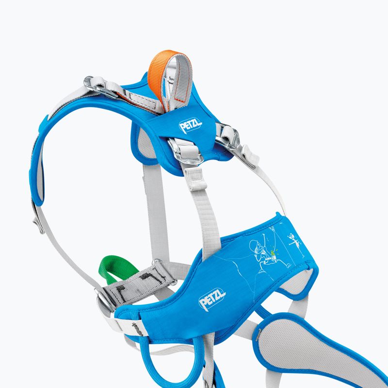 Детска катерачна седалка Petzl Gray/blue ouistiti 3