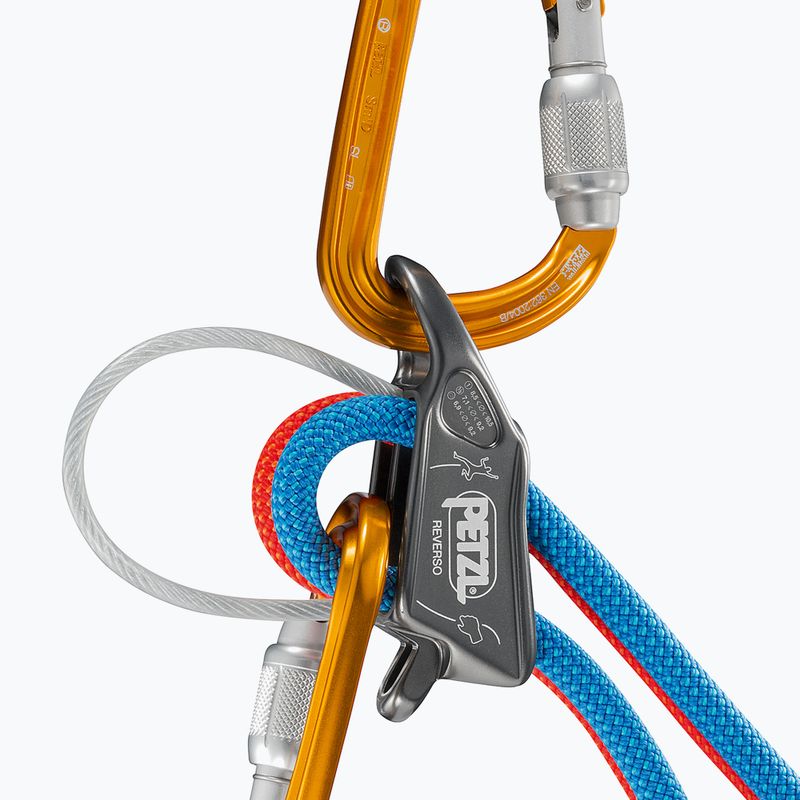 Petzl Reverso сив уред за свръзка и катерене D017AA00 4