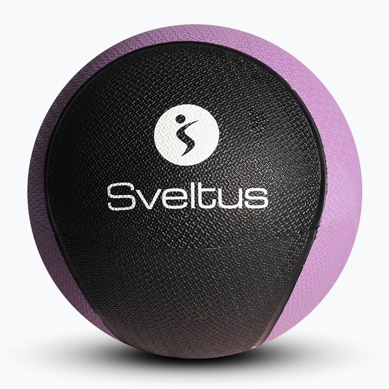 Медицинска топка Sveltus Medicine Ball Rubber 5 kg violet/ black