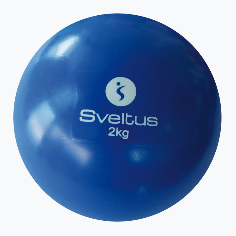 Медицинска топка Sveltus Weighted 2 kg blue