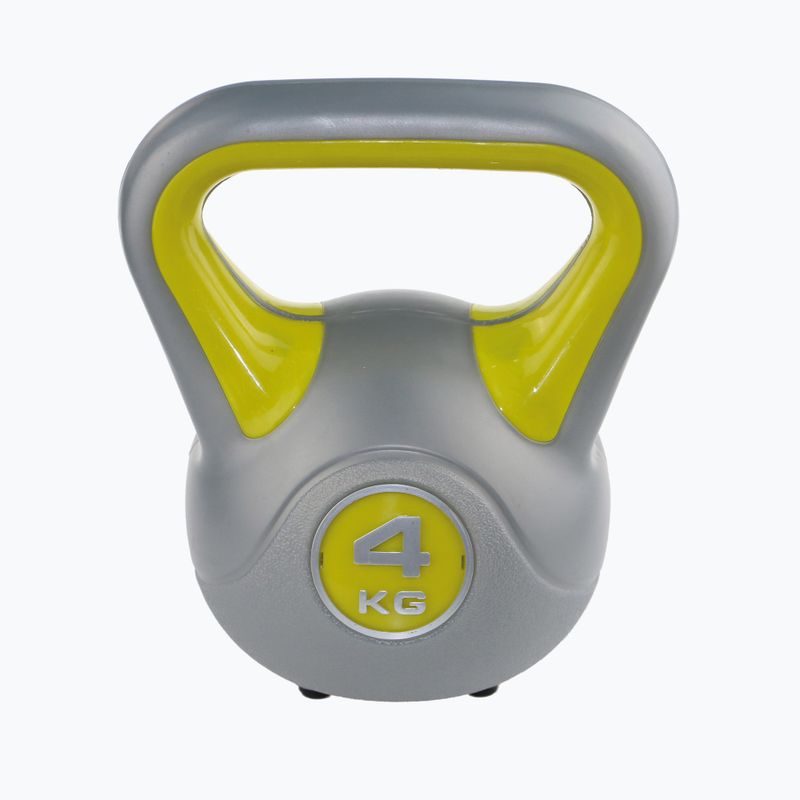 Кетълбел Sveltus Fit 4 kg grey/yellow