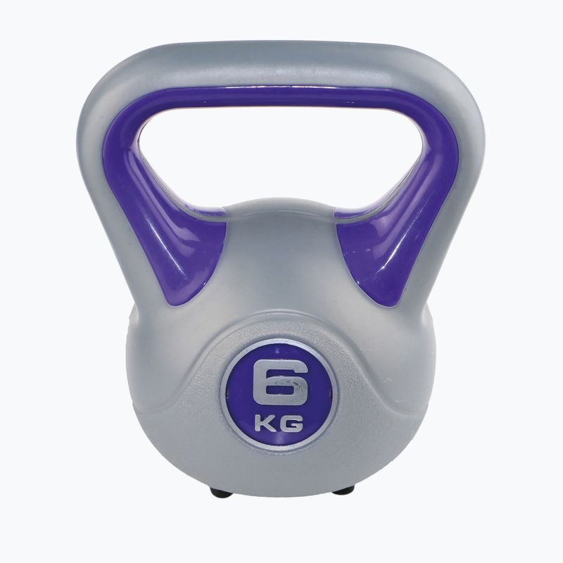 Кетълбел Sveltus Fit 6 kg grey/violet