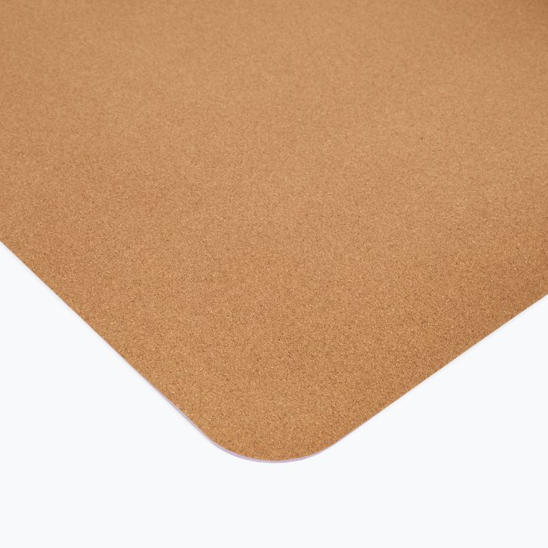 Подложка за упражнения Sveltus Cork Yoga mat natural/ lilac 4
