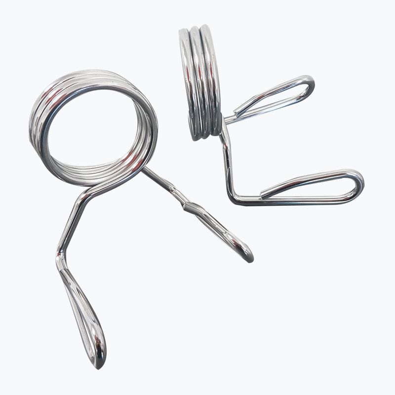 Прав лост за щанги Sveltus Training Bar + 2 Spring Collars 175 cm chrome 3