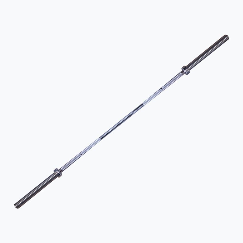 Прав лост за щанги Sveltus Training Bar + 2 Spring Collars 220 cm chrome 2