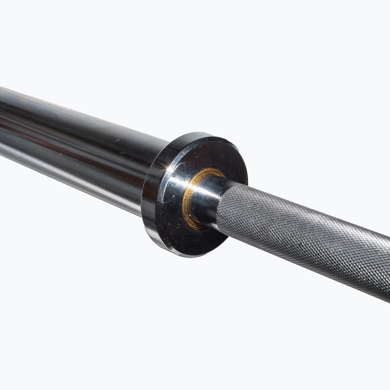 Прав лост за щанги Sveltus Training Bar + 2 Spring Collars 220 cm chrome 5