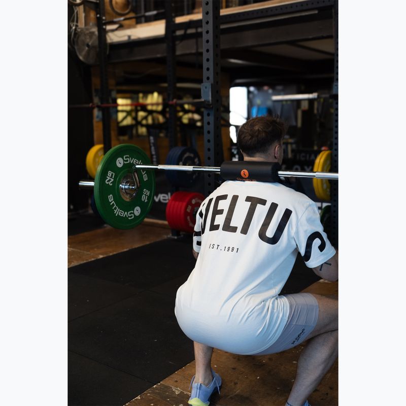 Олимпийска щанга за клек + 2 скоби Sveltus Safety Squat Bar chrome/black 3