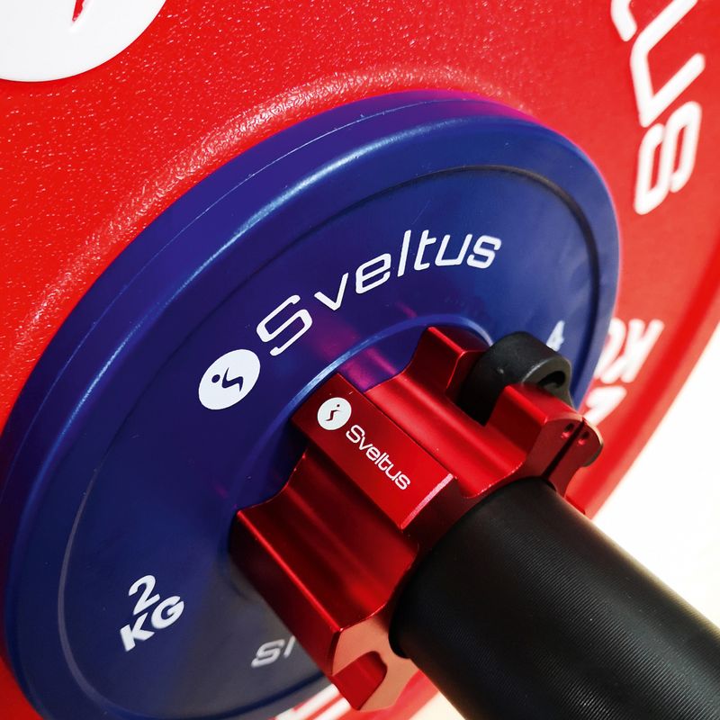 Скоби за щанги Sveltus Aluminium Stop Disc 2 бр. red 3