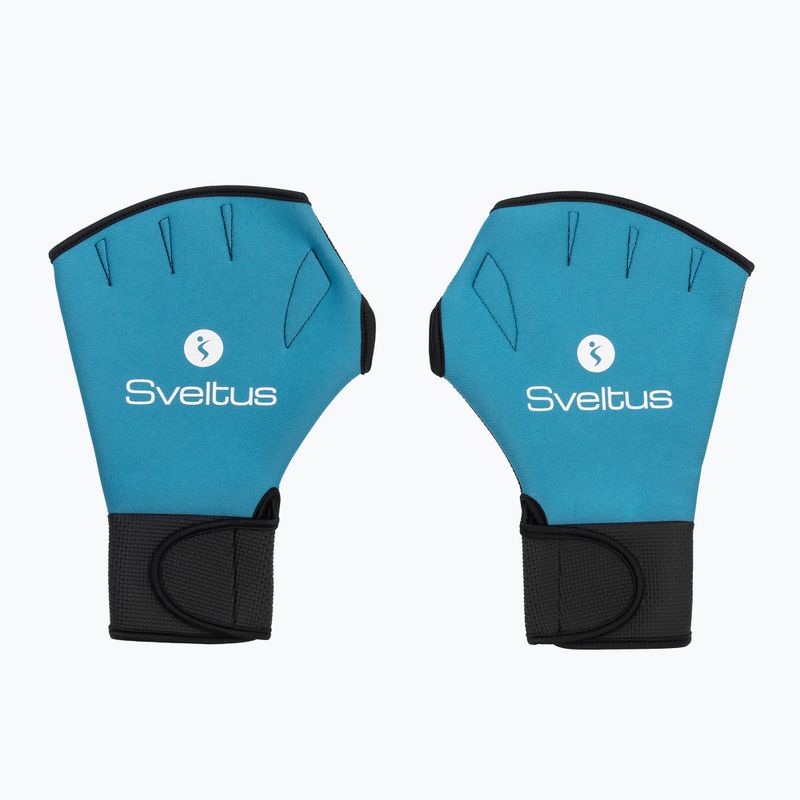 Ръкавици за аквафитнес Sveltus 1840 aqua black/blue 2