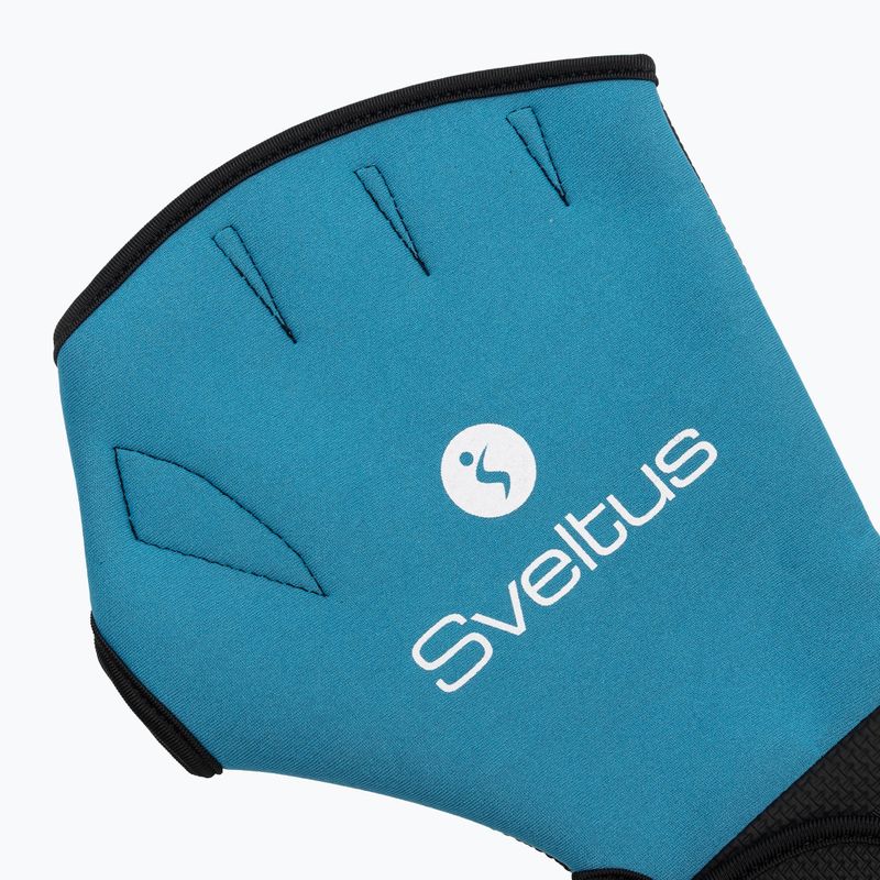 Ръкавици за аквафитнес Sveltus 1840 aqua black/blue 4