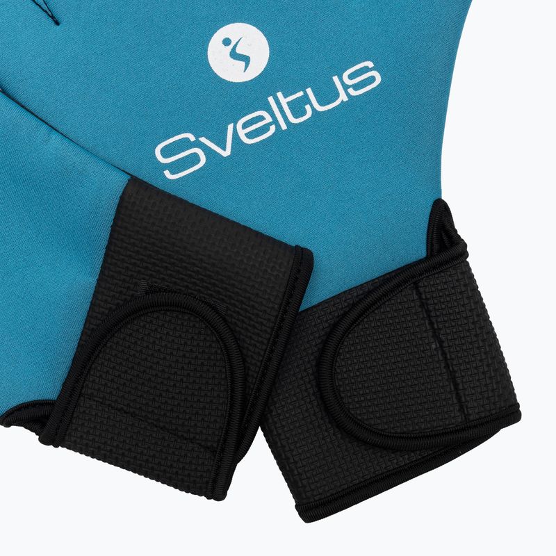 Ръкавици за аквафитнес Sveltus 1840 aqua black/blue 5