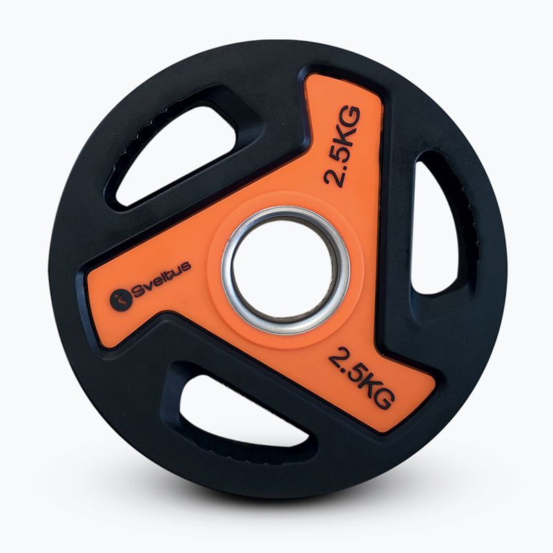 Олимпийски тежести Sveltus с дръжки 2,5 kg black