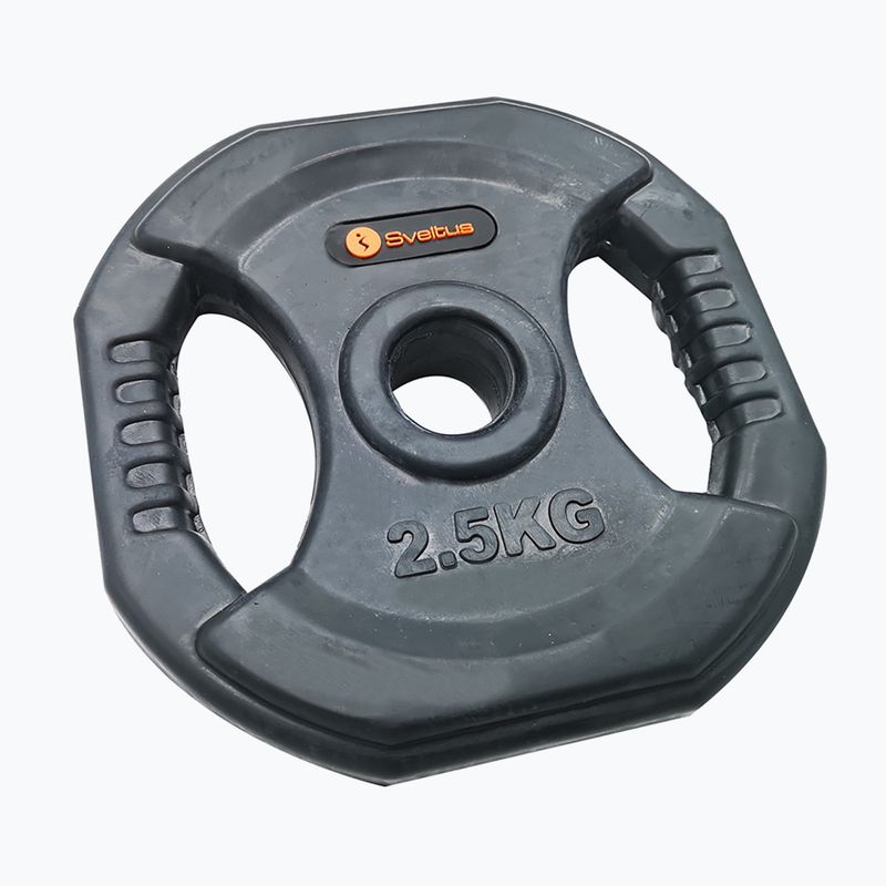 Олимпийски дискове тип Bumper Sveltus Starting Olympic 2.5 kg black 2