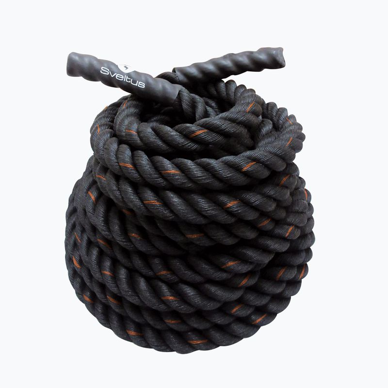 Тренировъчно въже Sveltus Battle 38 mm 1 m black
