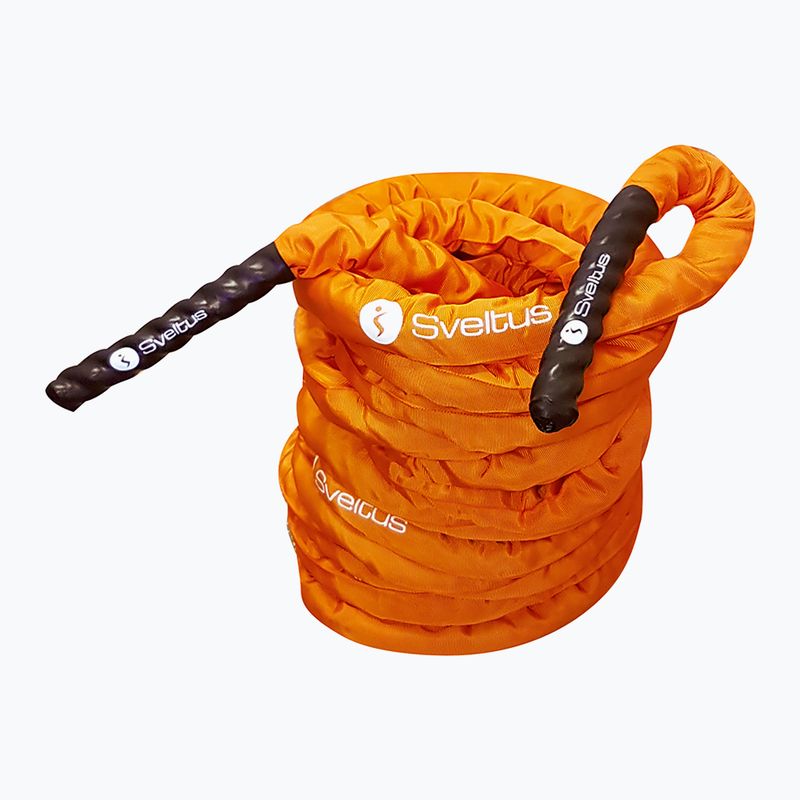Въже за тренировка Sveltus Battle Rope Premium 38 mm orange