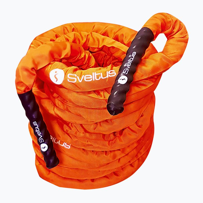 Въже за тренировка Sveltus Battle Rope Premium 38 mm orange 2