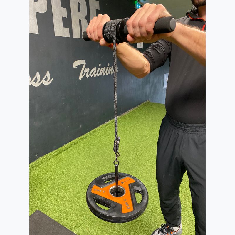 Уред за упражнения на китки и предмишница Sveltus Wrist Roller black 3