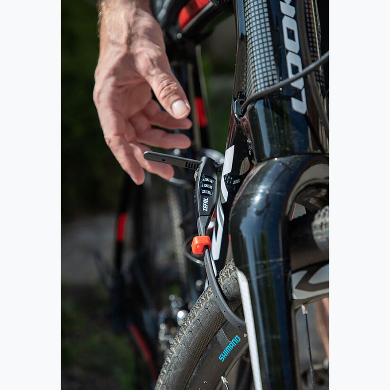 Устойство за заключване на велосипед Zefal K-Traz Zip3 700 XL Level 3 Zip Look black 4