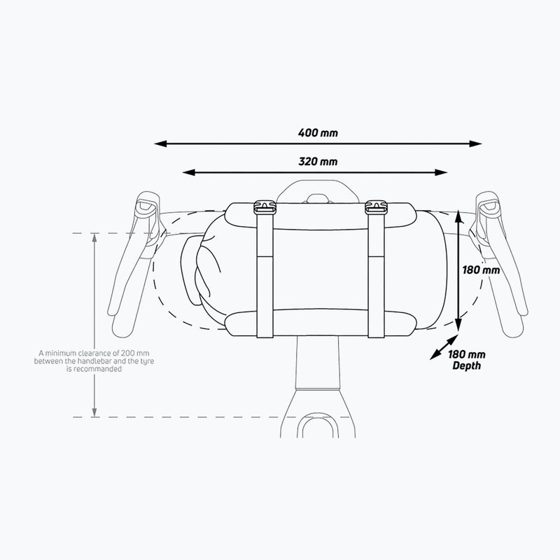 Чанта за кормило Zefal Bikepacking с Adventure F10 червена ZF-7000 6