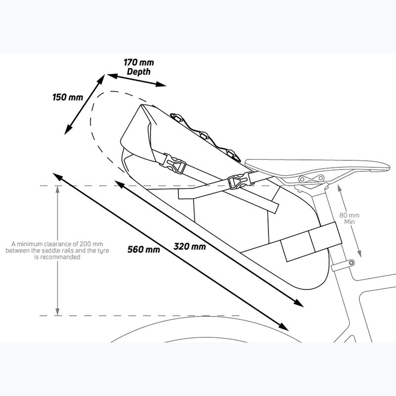 Zefal Чанта за велосипеди под седлото с Adventure R11 черна ZF-7001 8