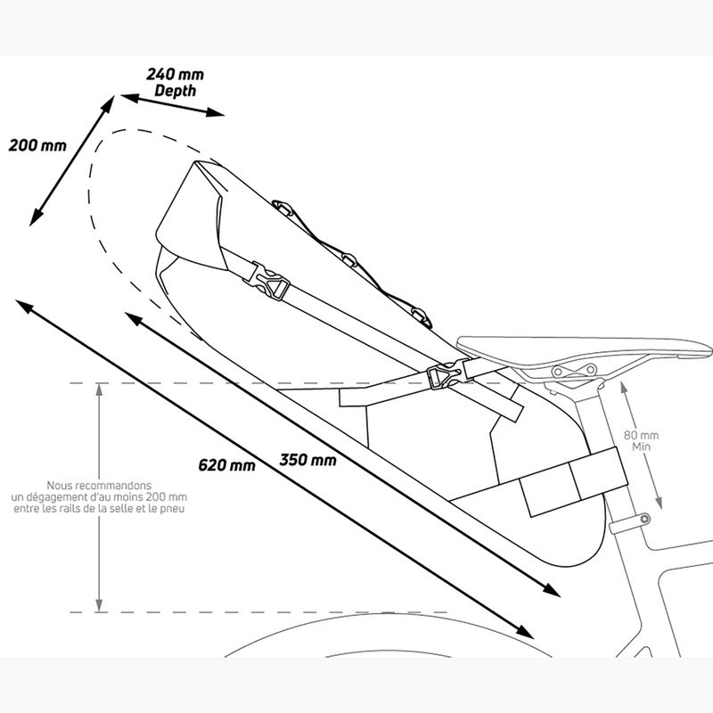 Zefal Чанта за велосипеди под седлото с Adventure R17 ZF-7002 13