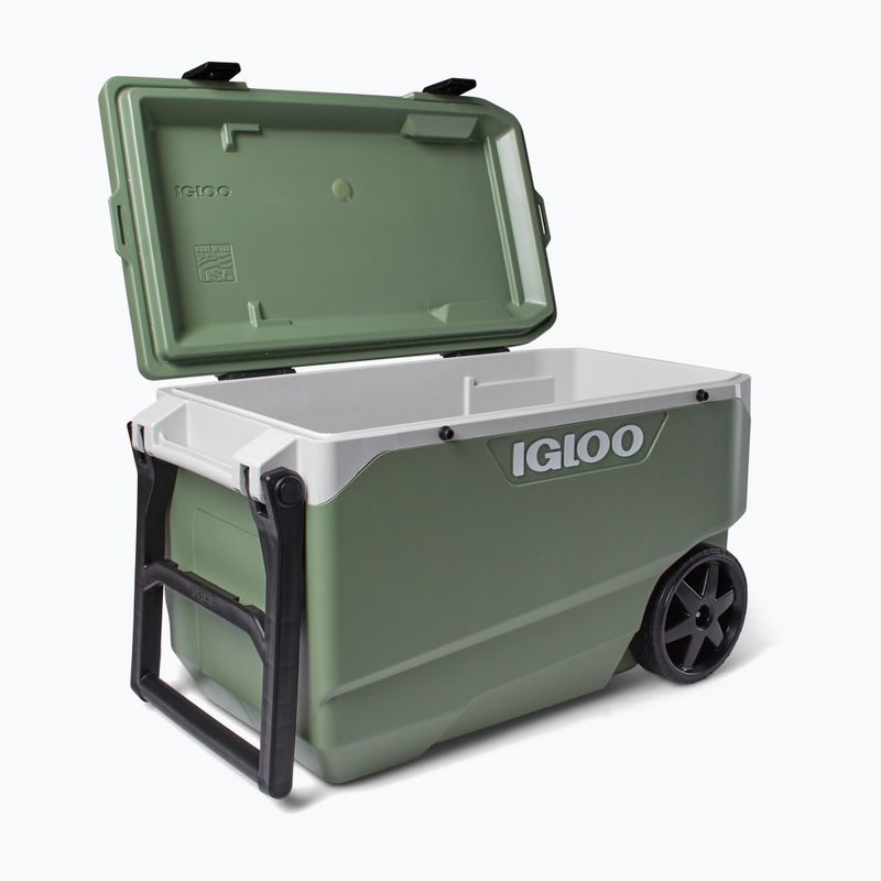 Туристически хладилник Igloo Ecocool Latitude 90 Qt Roller 85 l vintage green 7