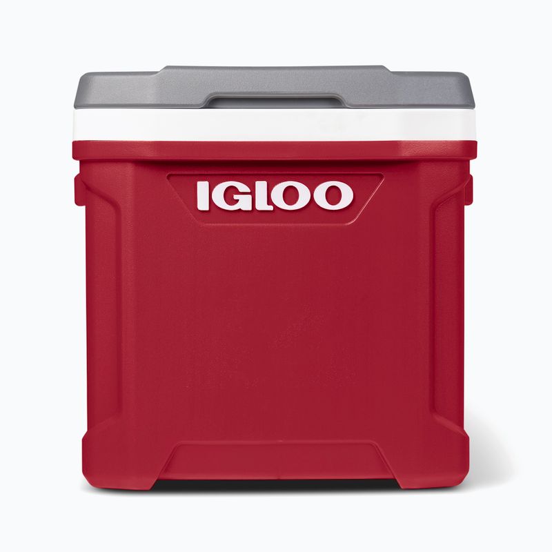 Туристически хладилник Igloo Latitude 60 Roller 56 l industrial red/ meteorite
