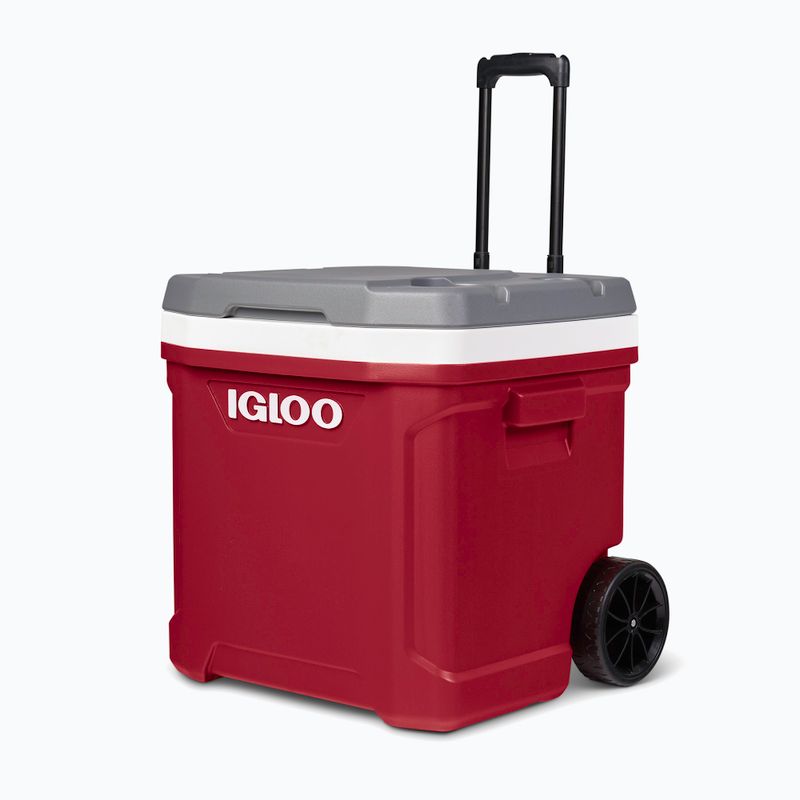 Туристически хладилник Igloo Latitude 60 Roller 56 l industrial red/ meteorite 4