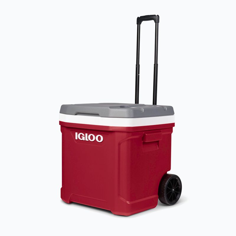 Туристически хладилник Igloo Latitude 60 Roller 56 l industrial red/ meteorite 10