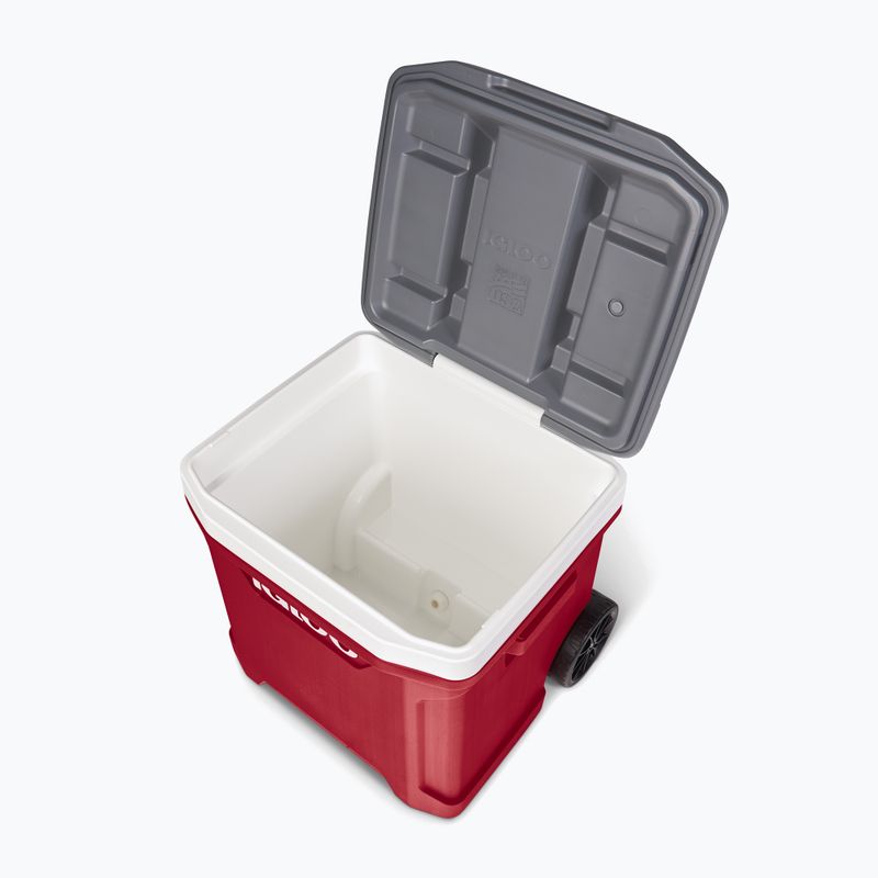 Туристически хладилник Igloo Latitude 60 Roller 56 l industrial red/ meteorite 13