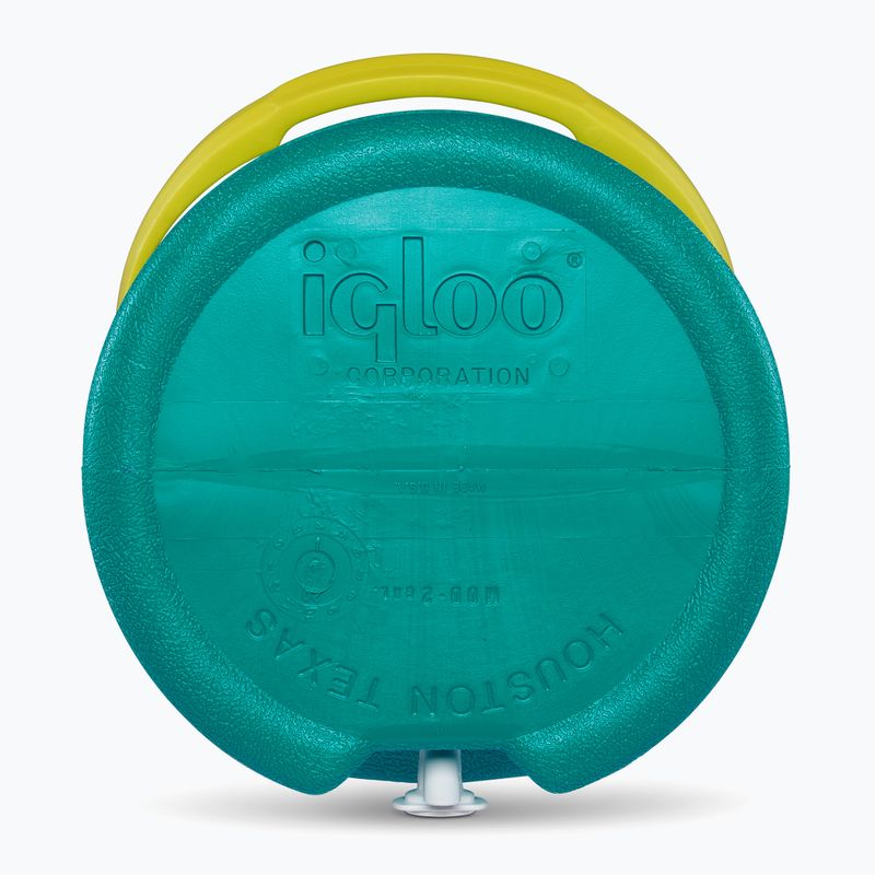 Резервоар за вода Igloo Retro Barrel Of Fun 2 Gallon 7,6 литра тъмен нефрит/синьо пурпурно/живописно жълто 7