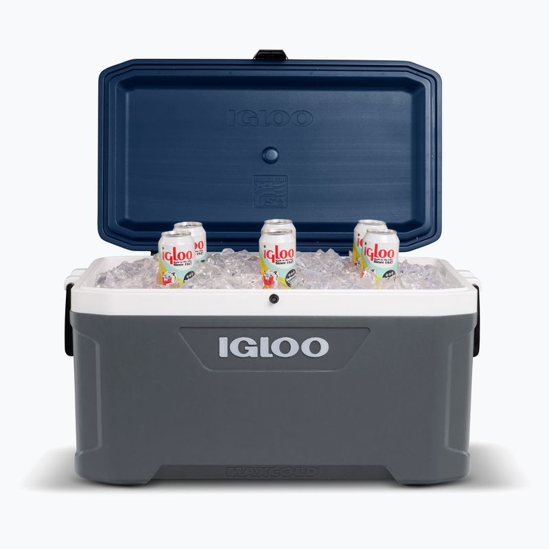 Туристически хладилник Igloo Maxcold Latitude 70 Qt Roller 66 l carbonite/ aegean sea 10