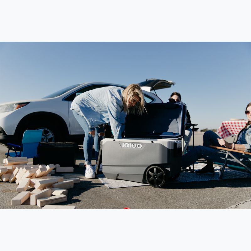 Туристически хладилник Igloo Maxcold Latitude 90 Qt Roller 85 l carbonite/aegean sea 13