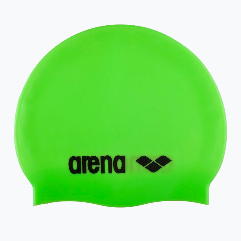 Шапка за плуване arena Classic Silicone acid lime/black