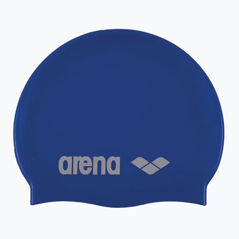 Arena Classic Силиконова синя небесносиня/бяла шапка за плуване