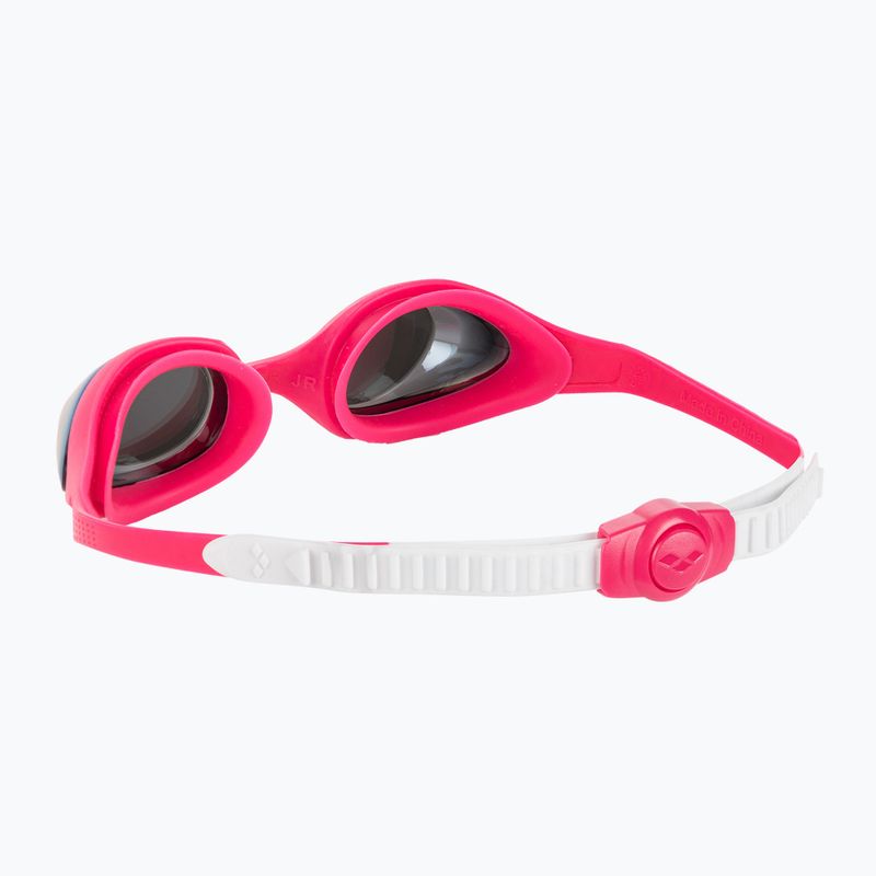 Детски очила за плуване arena Spider JR Mirror white/pink/fuchsia 4