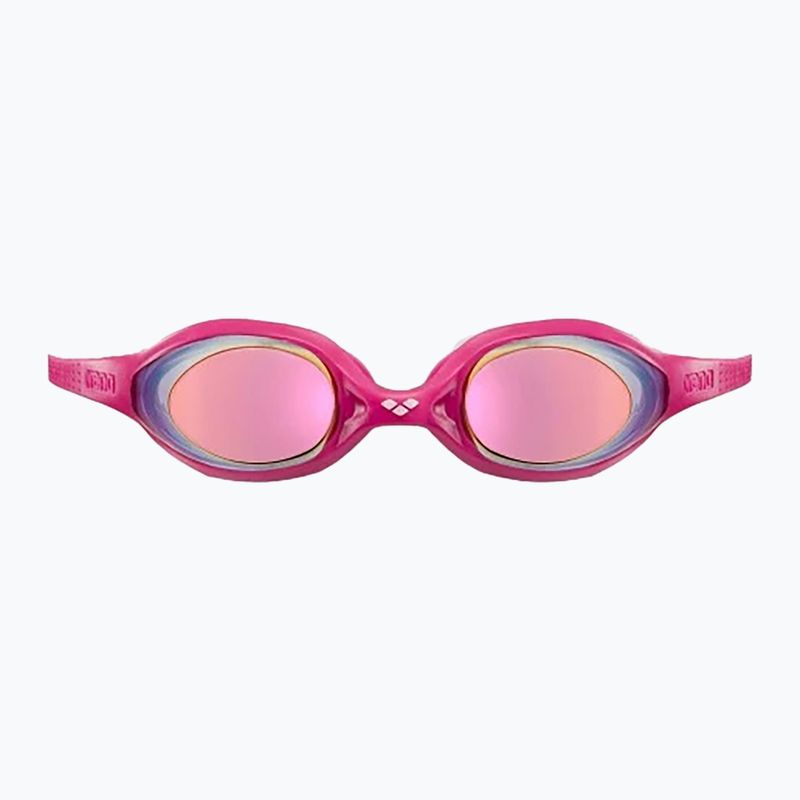 Детски очила за плуване arena Spider JR Mirror white/pink/fuchsia 7