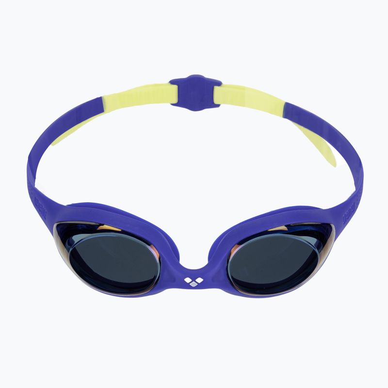 Детски очила за плуване arena Spider JR Mirror blue/blue/yellow 2