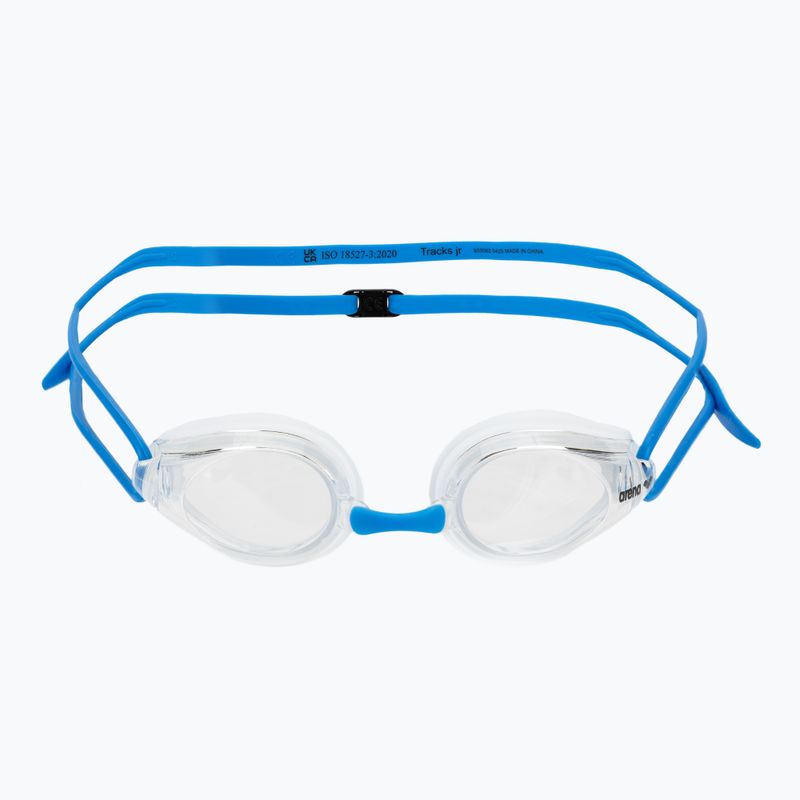 Детски очила за плуване arena Tracks JR clear/clear/light blue 2