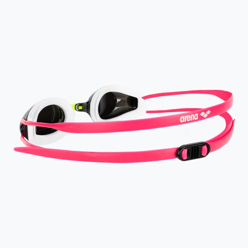Детски очила за плуване arena Tracks JR Mirror silver/white/fuchsia 4