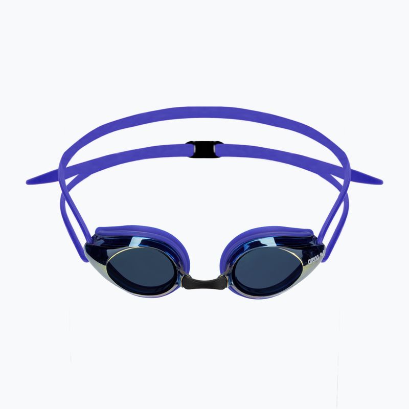 Детски очила за плуване arena Tracks JR Mirror blueeyellowcopper/blue/blue 2