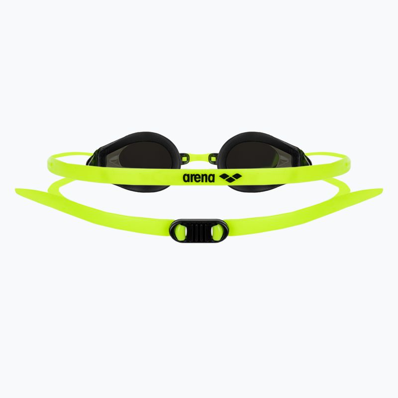 Детски очила за плуване Tracks JR Mirror silver/black/fluoyellow 5