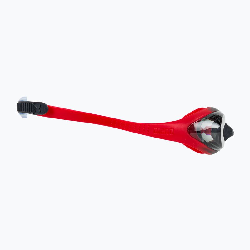 Детски очила за плуване arena Spider red/smoke/black 3