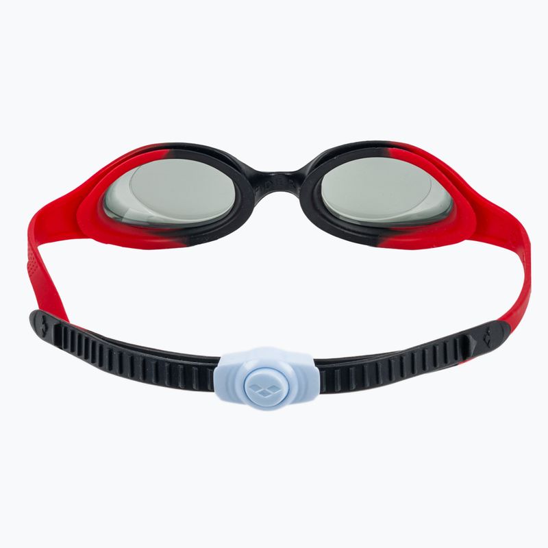 Детски очила за плуване arena Spider red/smoke/black 4