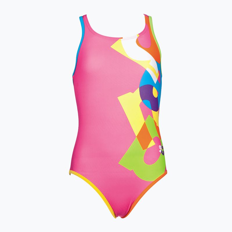 Детски бански от една част arena Patch One Piece L розов 2A787 5