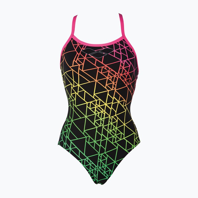 Дамски бански костюм от една част arena Reticulum One Piece black 000083/509 5