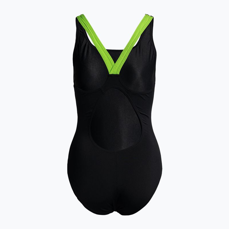 Дамски бански костюм от една част arena Shadow One Piece black/green 000088/506 2