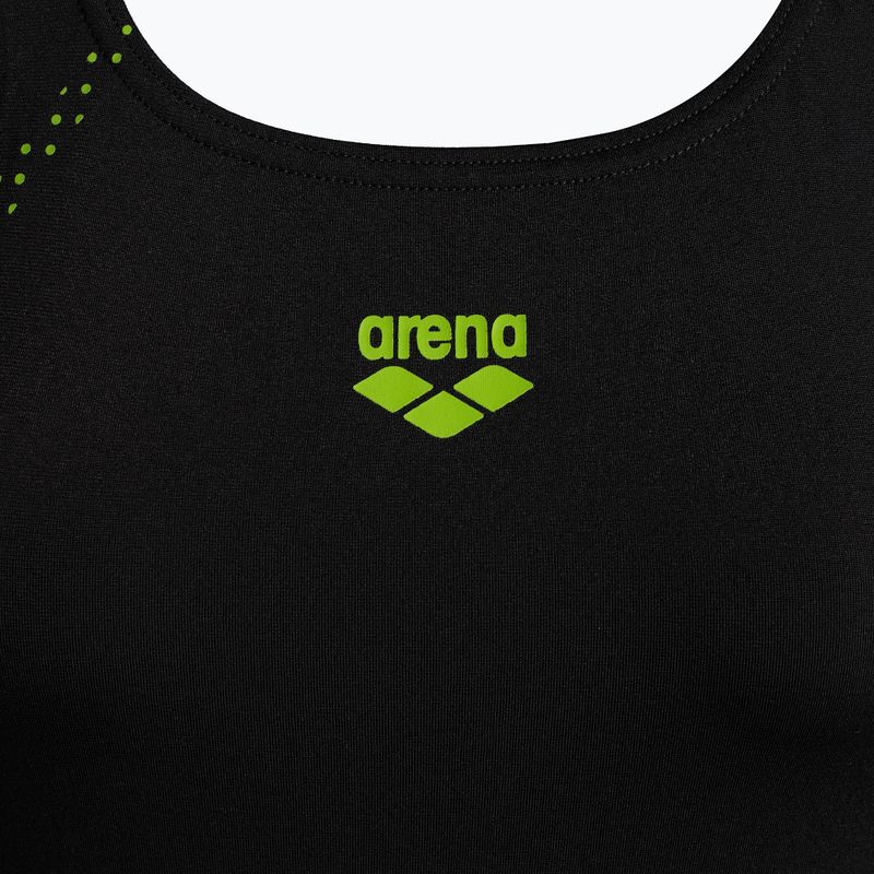 Дамски бански костюм от една част arena Shadow One Piece black/green 000088/506 3