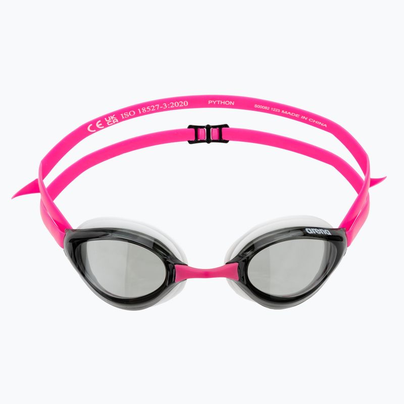 Очила за плуване arena Python smoke/white/fuchsia 2