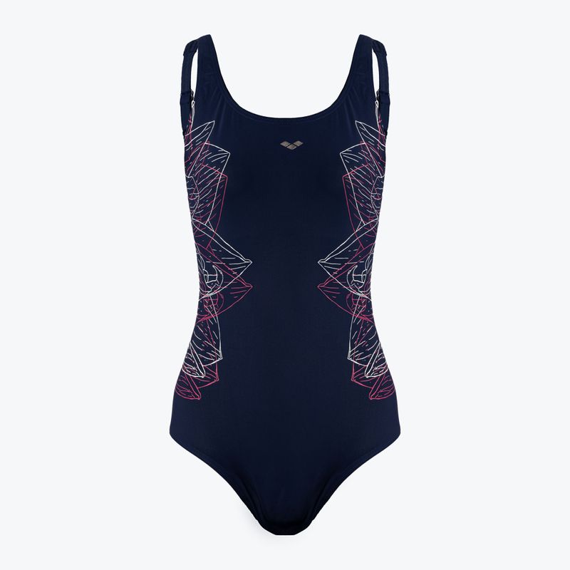 Дамски бански костюм от една част arena Amber Wing Back One Piece navy blue 001260